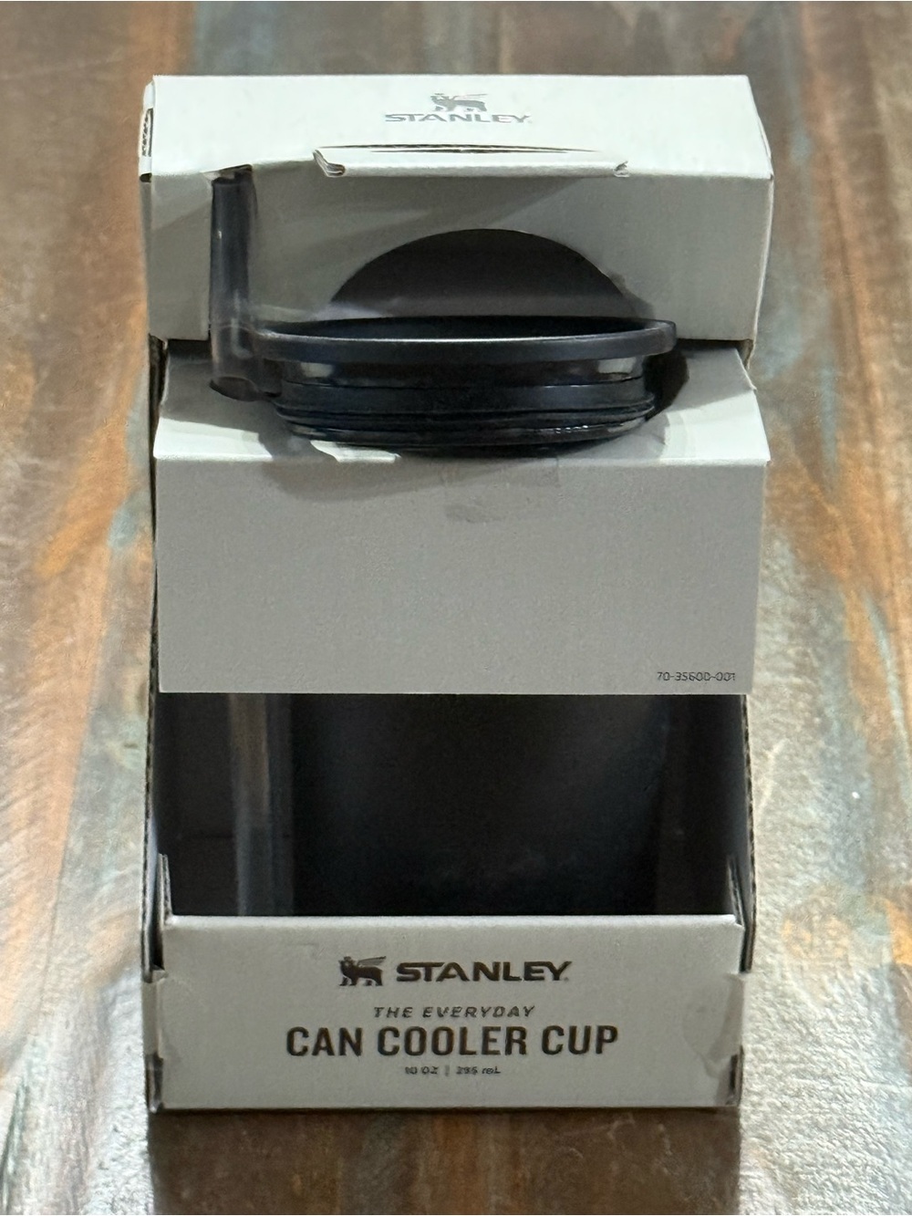 Stanley Black 10 oz The Everyday Can Cooler Cup NWT